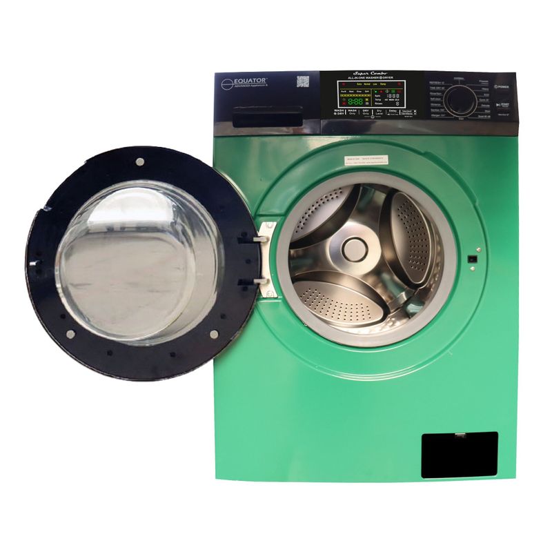 Equator 18lbs Combination Washer/Dryer - Sanitize/Allergen/Vented/Ventless Dry - 2021 model - Blue
