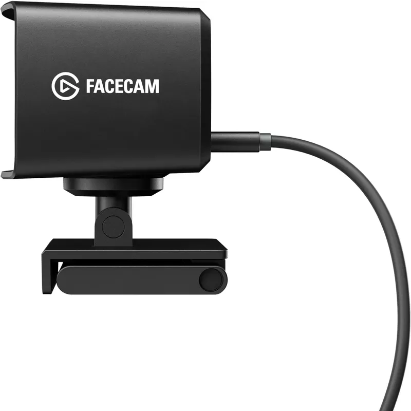 Elgato - Facecam Full HD 1080 Webcam for Video Conferencing, Gaming, and Streaming - Black