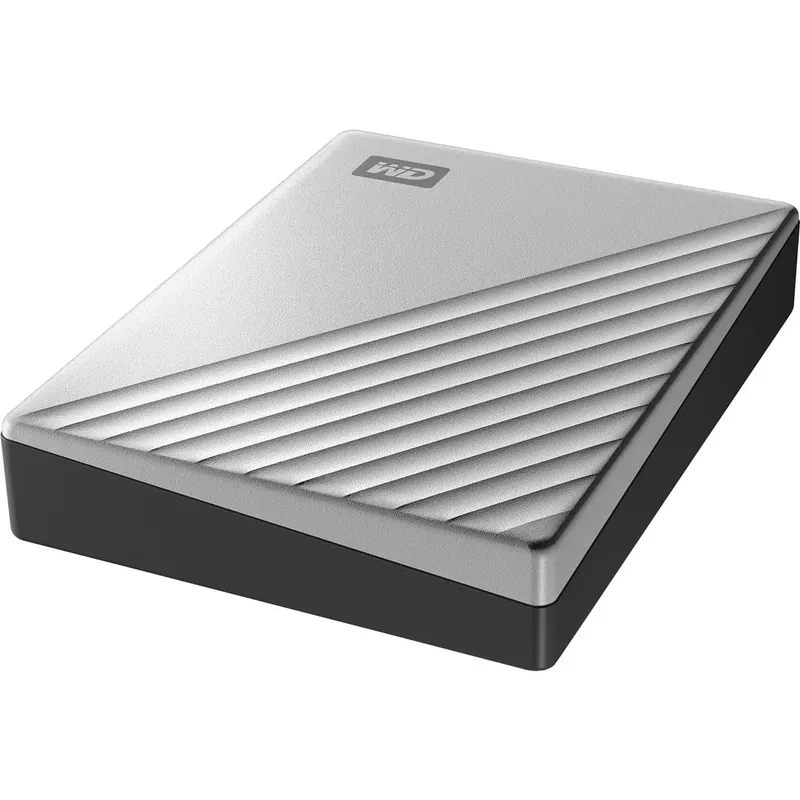 WD - My Passport Ultra 4TB External USB 3.0 Portable Hard Drive - Silver