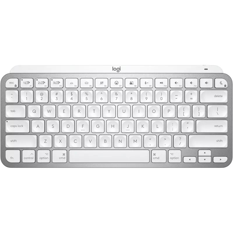 Logitech MX Keys Mini TKL Bluetooth Keyboard For Apple mac OS, iPad OS - Pale Gray