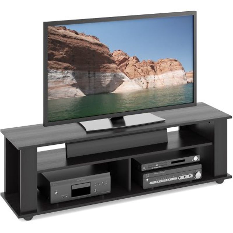 CorLiving Bakersfield Ravenwood Black TV Stand for TVs up to 65"