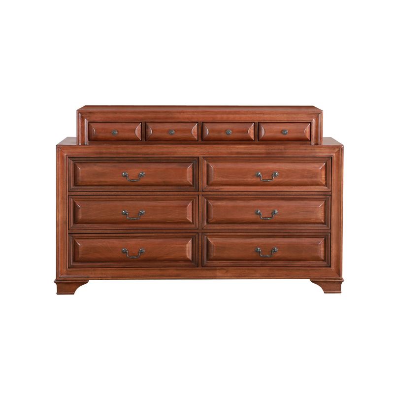 LaVita 10-drawer Wood Dresser - Cappuccino