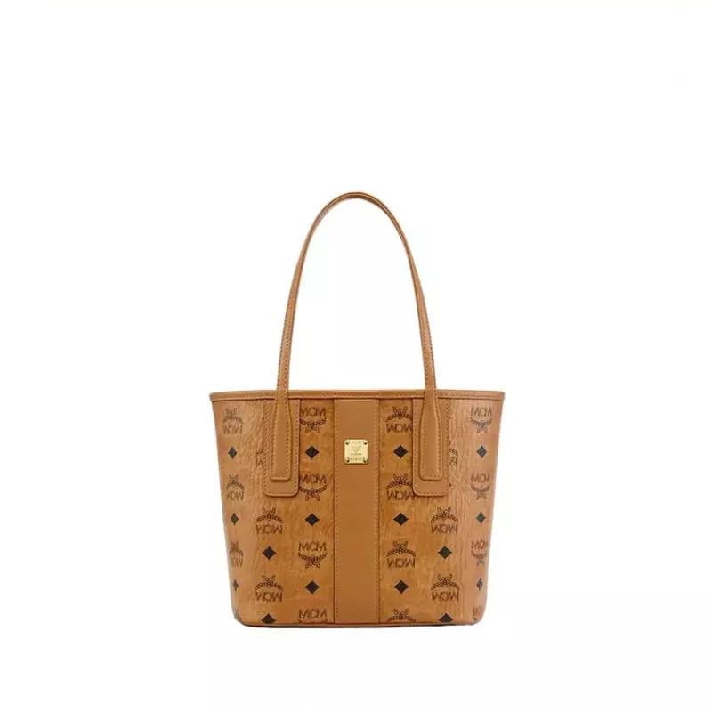 MCM Reversible Liz Shopper Bag (Mini, Cognac)