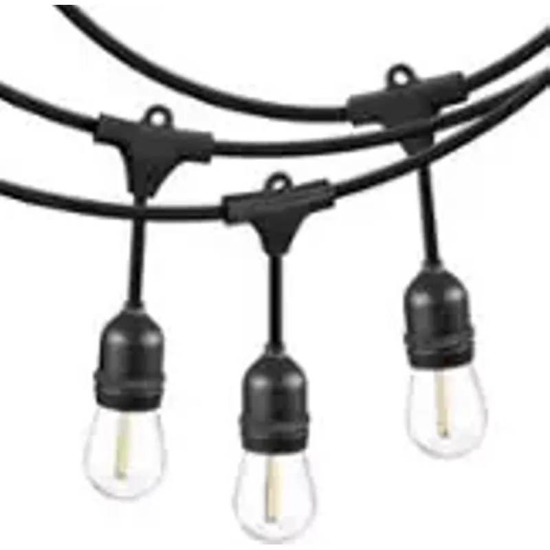 Insignia™ - 24 Ft. Outdoor String Lights - White