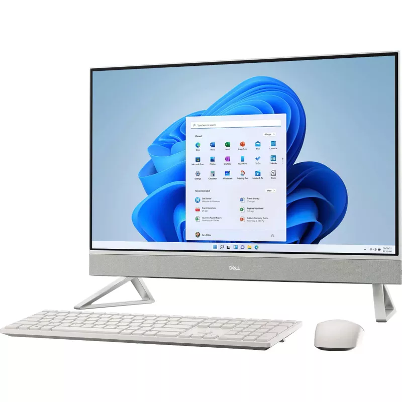 Dell - Inspiron 27" Touch screen All-In-One Desktop - 13th Gen Intel Core i7 - 16GB Memory - GPU MX550 - 1TB SSD - White