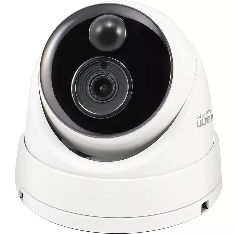 Swann 4K Ultra HD PoE Indoor/Outdoor Dome IP Home Security Camera with Heat and Motion Sensor