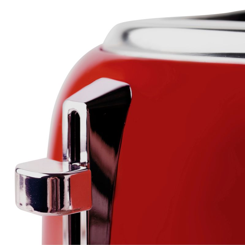 Haden Dorset Stainless Steel 4-Slice Toaster - Rectory Red