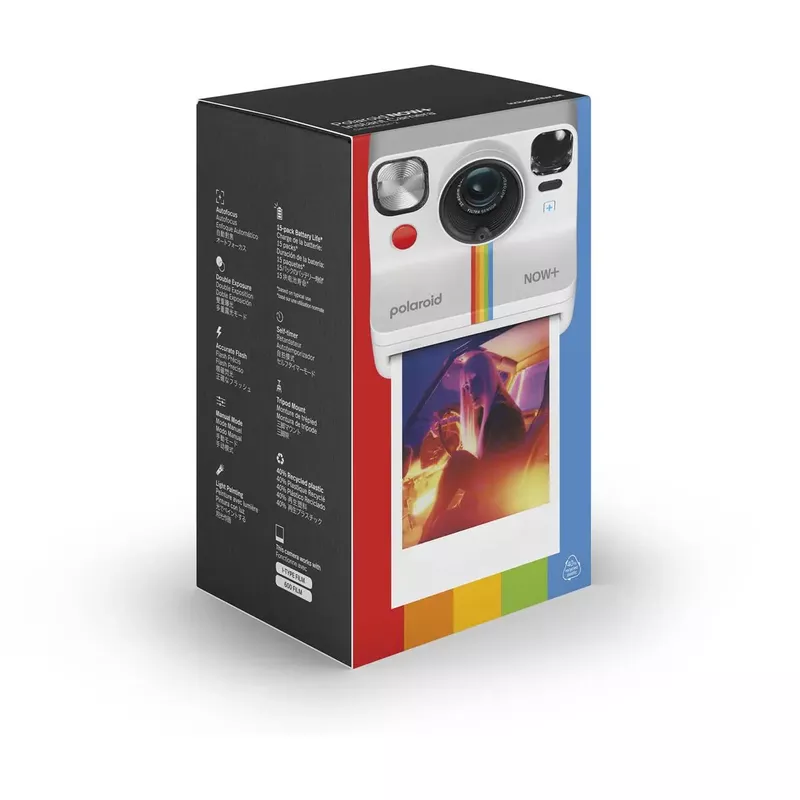 Polaroid - Now+ Instant Film Camera Generation 2 - White