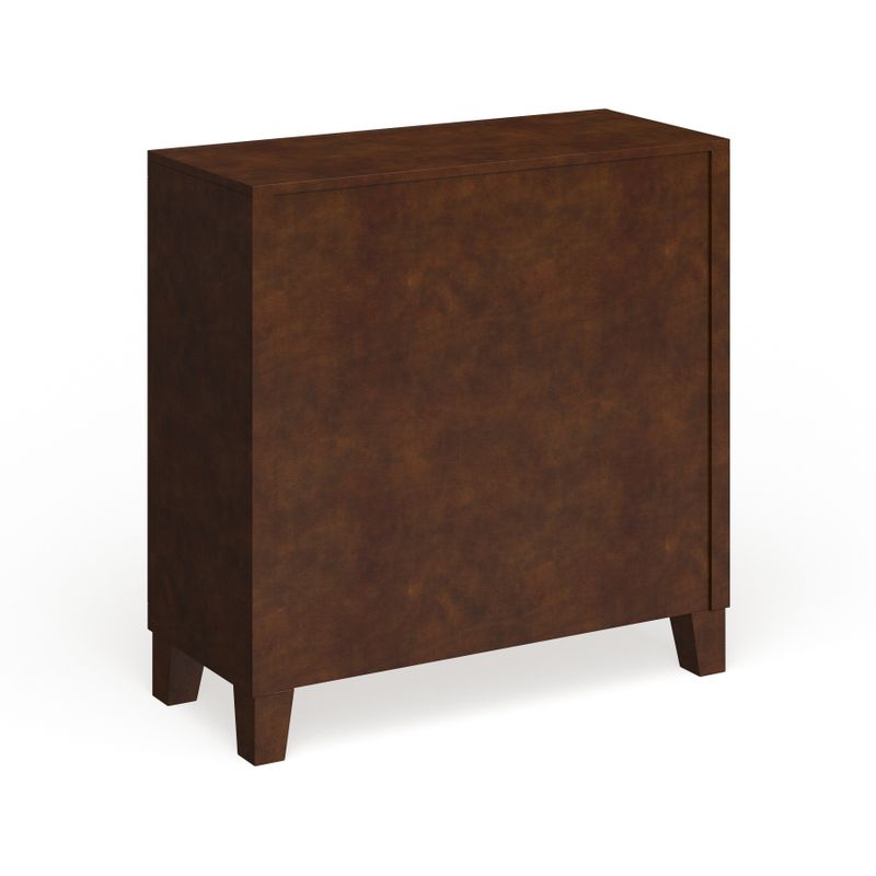Furniture of America Malt Contemporary Cherry Solid Wood Media Chest - Brown Cherry