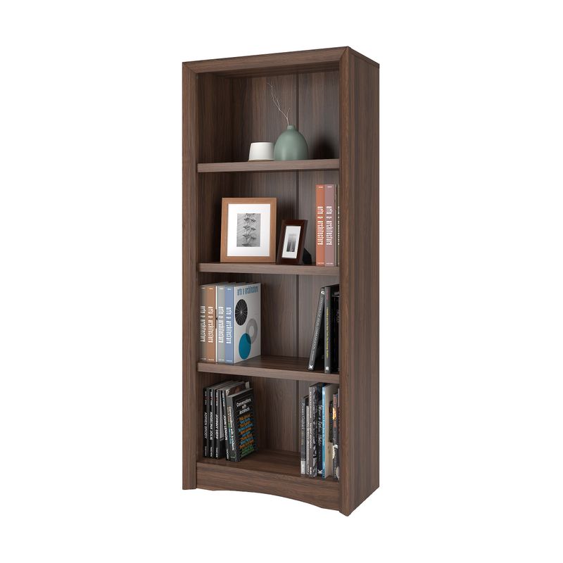 Carbon Loft Horace 59-inch Tall Adjustable Bookcase with Faux Woodgrain Finish - White