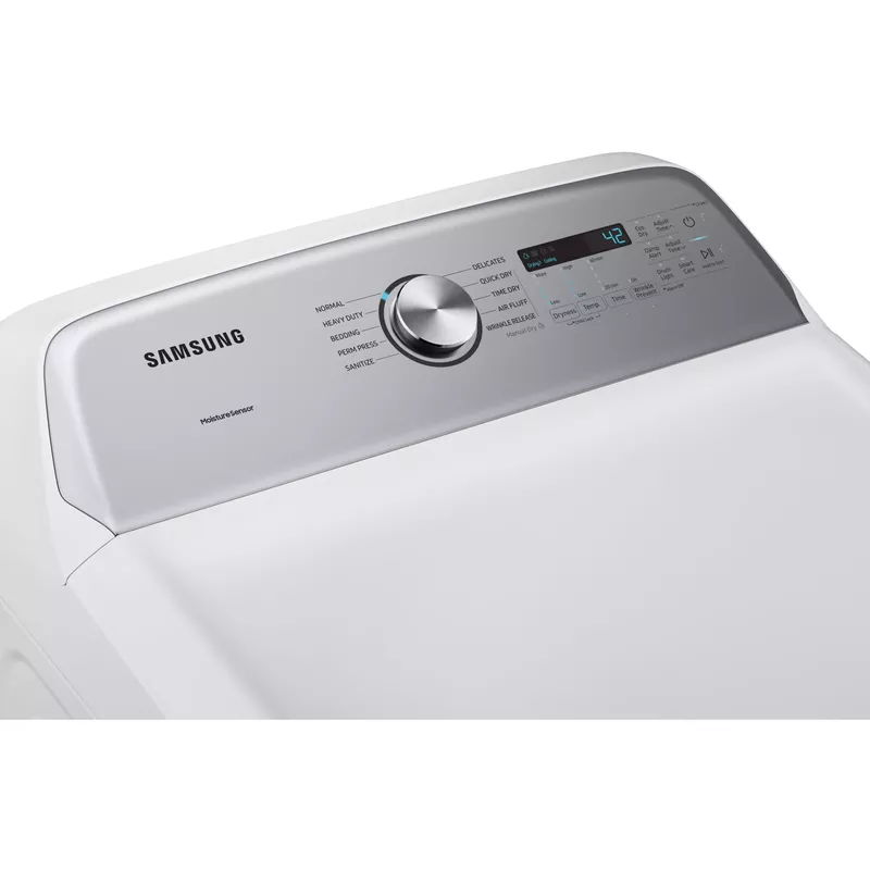 Samsung 7.4-cu. ft. Electric Dryer with Sensor Dry in White