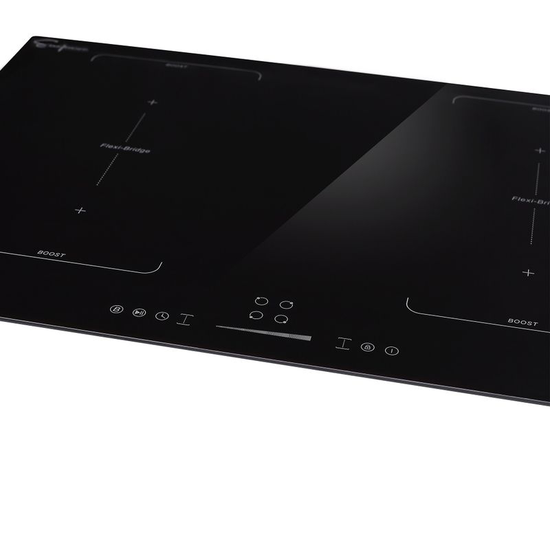 Built-In 30-in Electric Induction Modular Cooktop in Black with 4 Elements - 30" - 30"