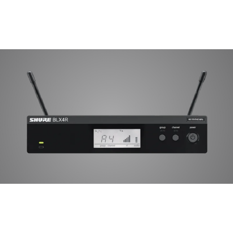 Shure BLX14R/W85-H11 Wireless Rack-Mount Presenter System with WL185 Lav Mic. H11 Band