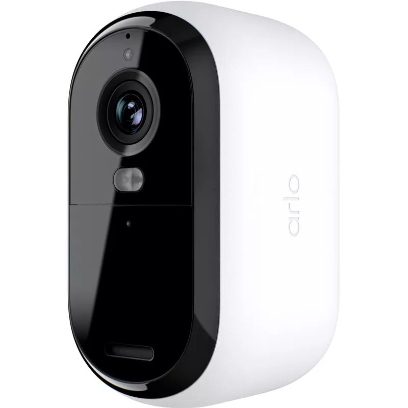 Arlo - Essential 1-Camera Outdoor Wireless HD Security Camera (2nd Generation) with Color Night Vision - White