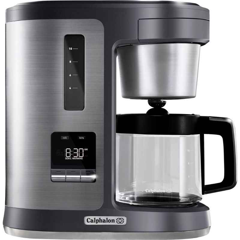 Front Zoom. Calphalon - Special Brew 10-Cup Coffee Maker - Dark Stainless Steel