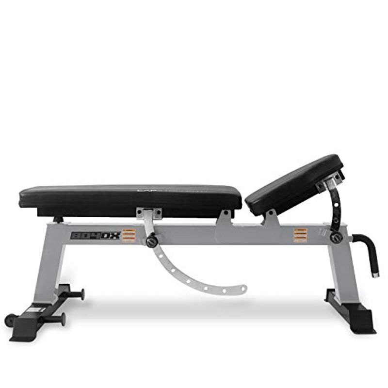 CAP Barbell Deluxe Utility Weight Bench, Silver