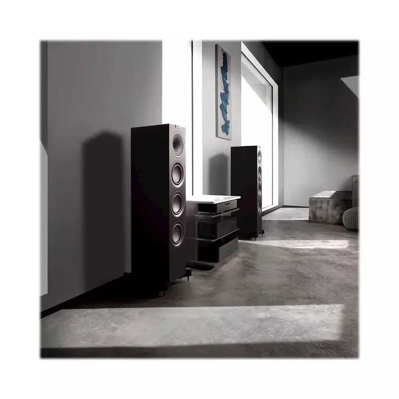 KEF - Q Series 5.25" 2.5-Way Floorstanding Speaker (Each) - Satin Black