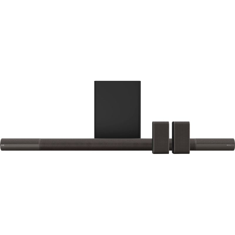 Alt View Zoom 24. VIZIO - 5.1.4-Channel Elevate Soundbar with Wireless Subwoofer and Rotating Speakers for Dolby Atmos/DTS:X - Charcoal Gray