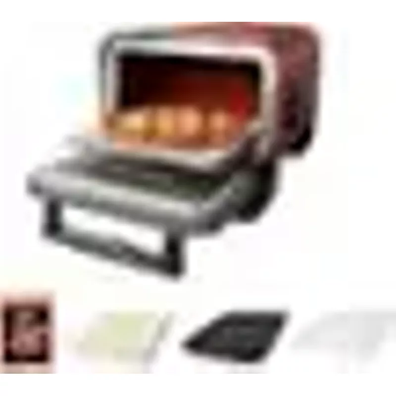 Ninja - Woodfire 8-in-1 Outdoor Oven, 700°F High Heat Roaster, Pizza Oven, BBQ Smoker with Woodfire Technology - Terracotta Red