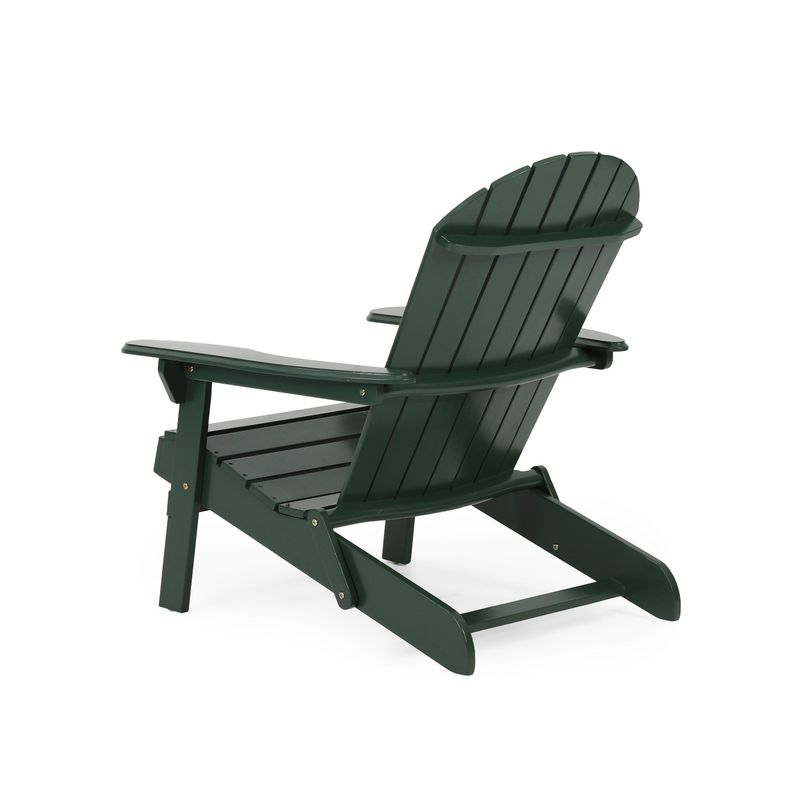 Rent to own Hanlee Outdoor Rustic Acacia Wood Folding Adirondack Chair
