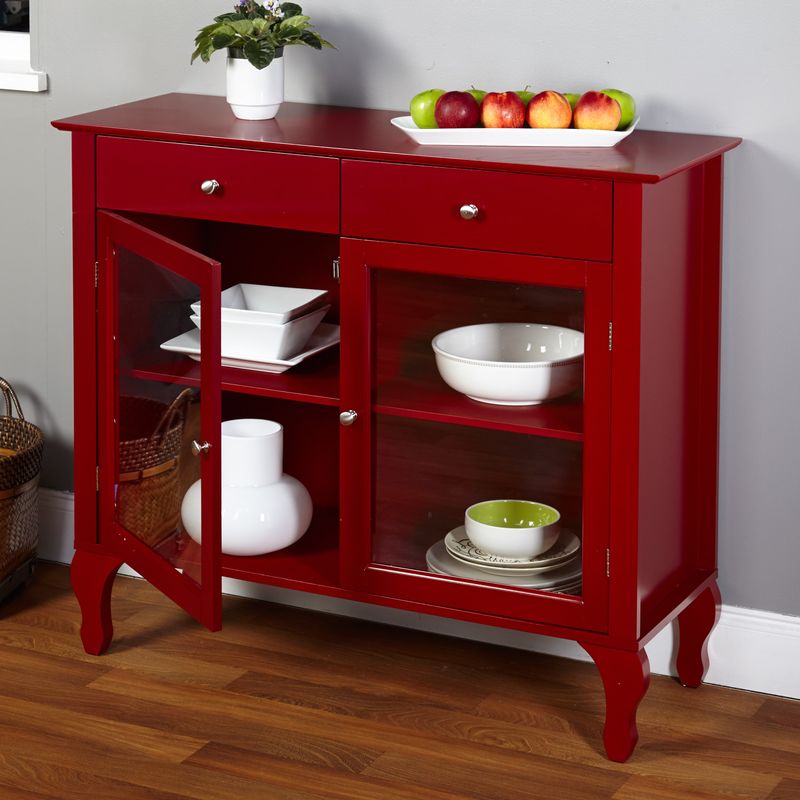 Simple Living - Layla Red Buffet - Red