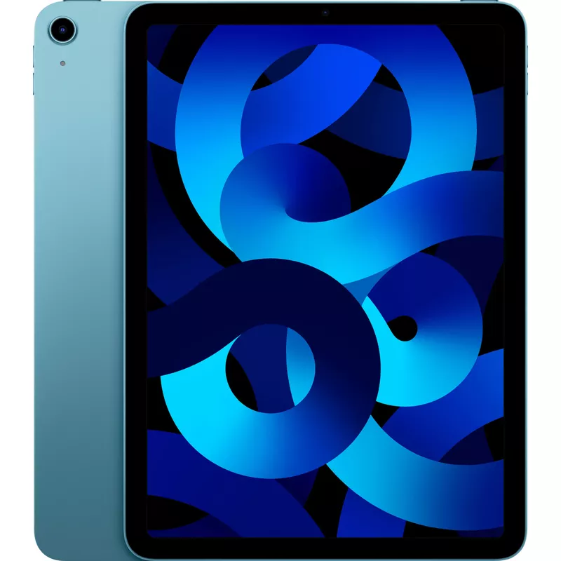Apple - 10.9-Inch iPad Air - Latest Model - (5th Generation) with Wi-Fi - 256GB - Blue With Blue Case Bundle
