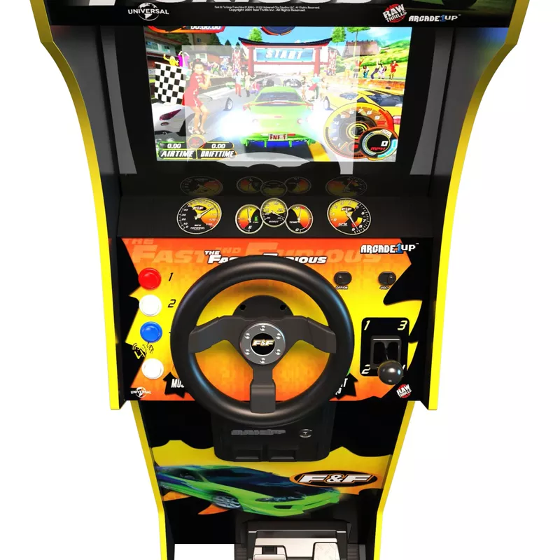 Arcade1Up - The Fast & The Furious Deluxe Arcade Game - Black