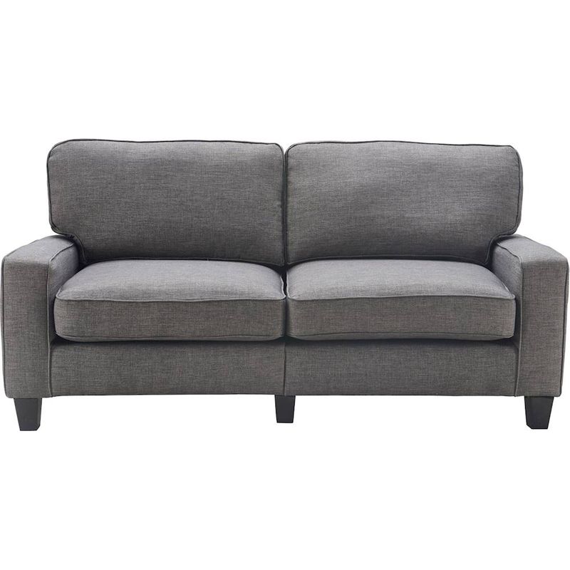 Front Zoom. Serta - Palisades Modern 3-Seat Fabric Sofa - Gray