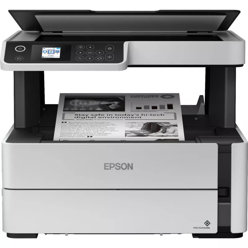 Epson - EcoTank ET-M2170 Wireless Monochrome All-in-One Supertank Printer - White