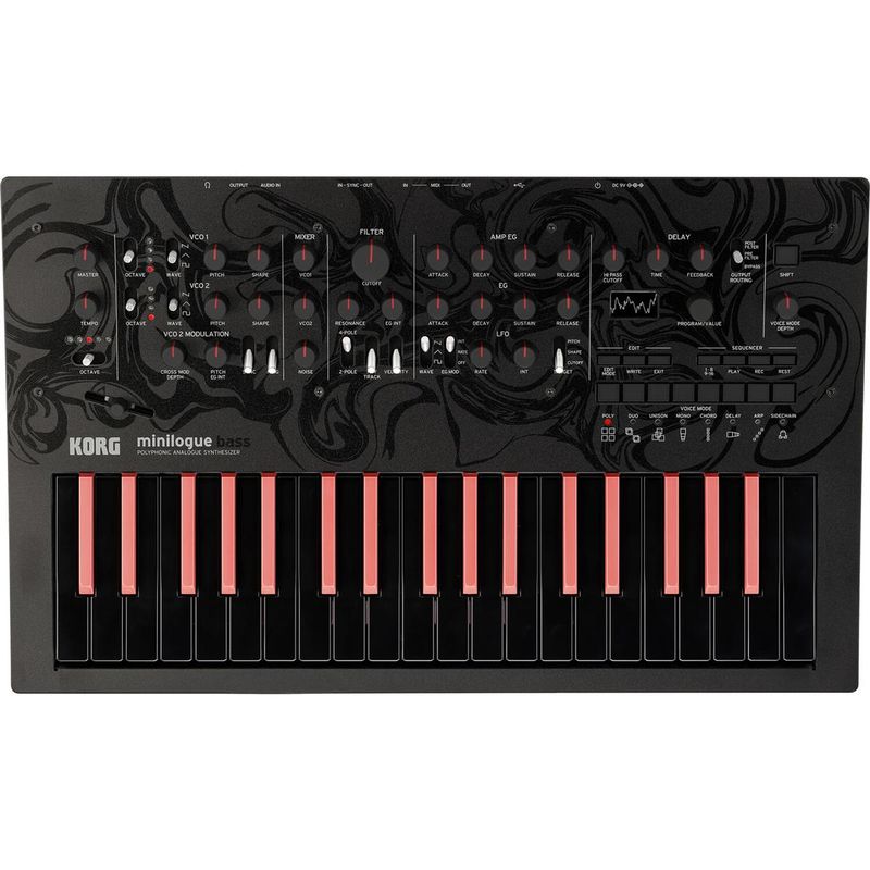 Korg Minilogue Bass Limited Edition 37-Key Polyphonic Analog Synthesizer