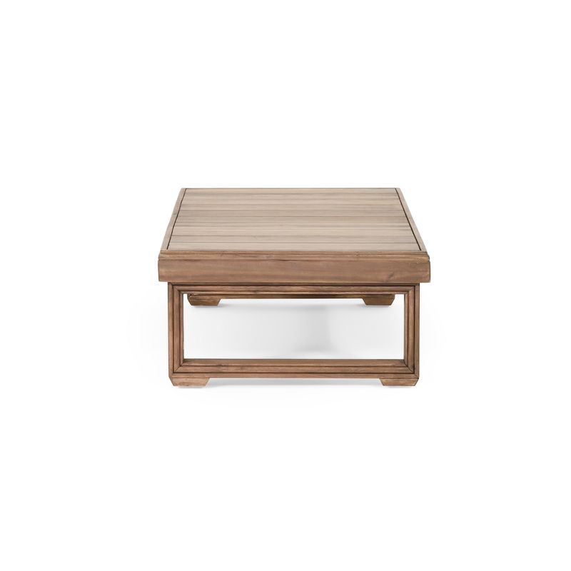 Westchester Outdoor Acacia Wood Rectangular Coffee Table by Christopher Knight Home - Brown Wash