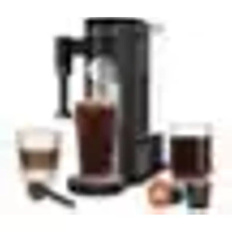 Ninja - Pods & Grounds Specialty Single-Serve Coffee Maker, K-Cup Pod Compatible with Built-In Milk Frother - Black