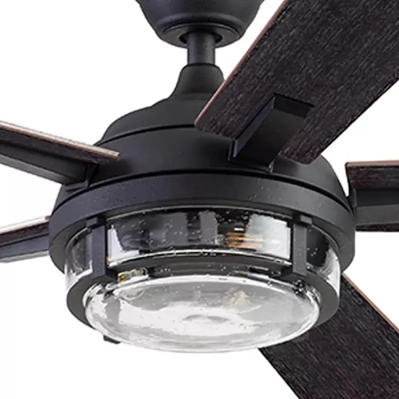 Prominence Home 52 inch Freyr Indoor and Outdoor Ceiling Fan - Textured Black
