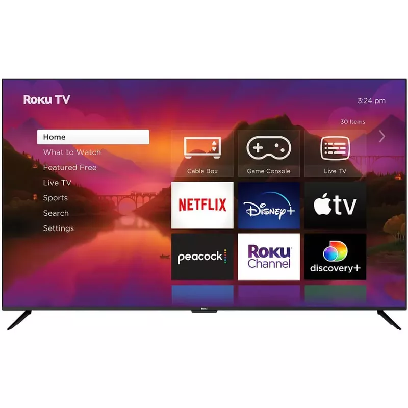 Roku - 65" Class Plus Series QLED 4K Smart RokuTV