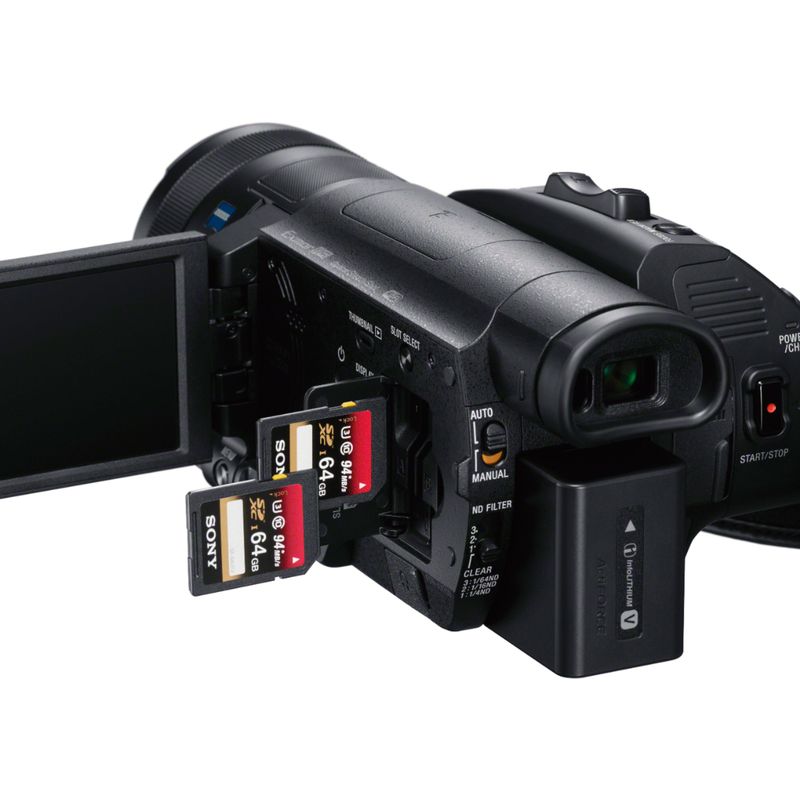Alt View Zoom 14. Sony - Handycam FDR-AX700 4K Premium Camcorder - black