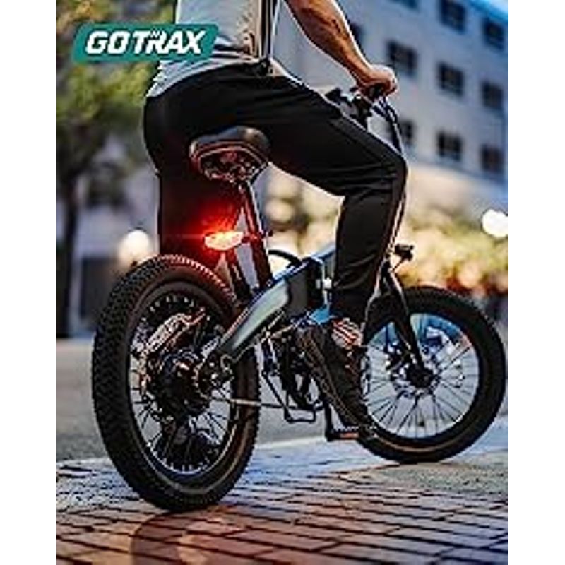 Gotrax F1 20" Folding Electric Bike for Adults, 20Mph Power by 350W, Weighs Only 45lbs, 48V Removable Battery and Smart LCD Display, 5...
