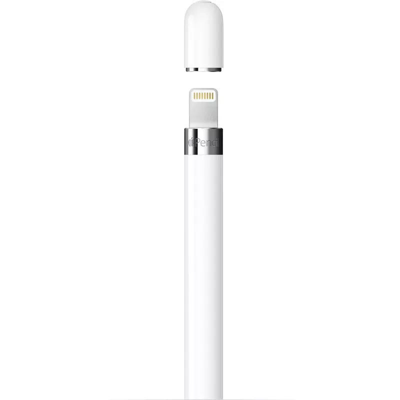 Apple - Pencil (1st Generation) with USB-C to Pencil Adapter - White