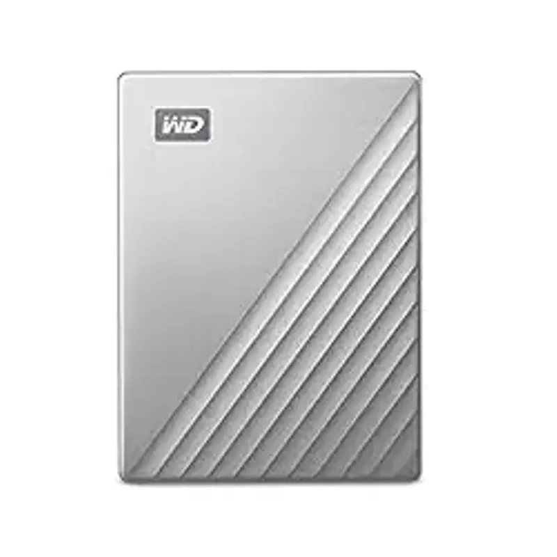 WD - My Passport Ultra for Mac 4TB External USB 3.0 Portable Hard Drive - Silver