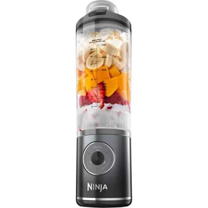 Ninja - Blast Max 22oz Portable Blender - Cool Gray