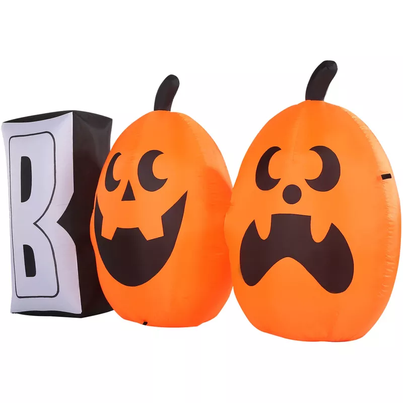 4-Ft. Tall Pre-lit Inflatable Boo Sign