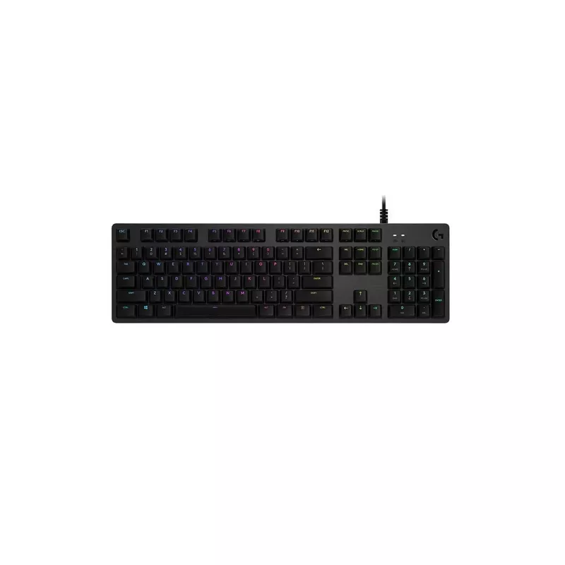Logitech - G512 Carbon Lightsync RGB Gaming Keyboard with GX Brown Switches, Black