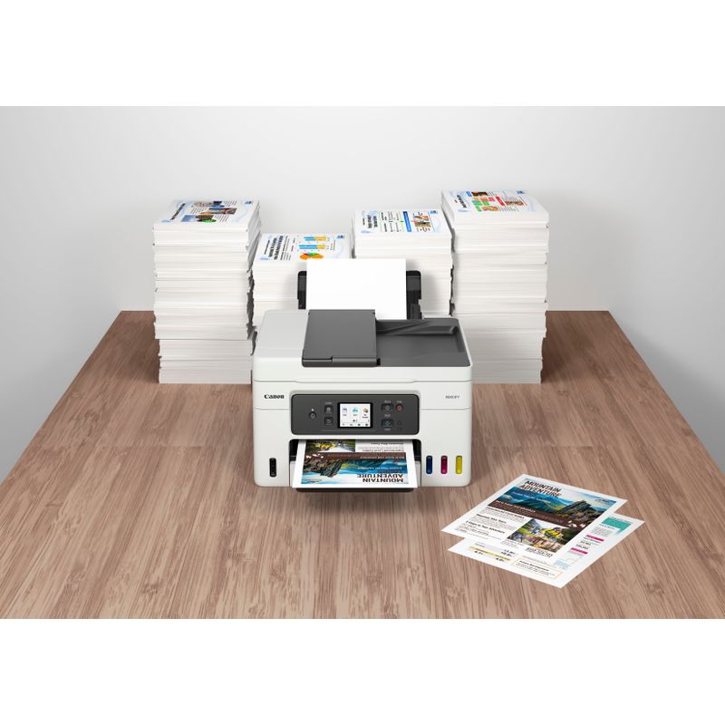 Alt View Zoom 15. Canon - MAXIFY MegaTank GX4020 Wireless All-In-One Inkjet Printer with Fax - White