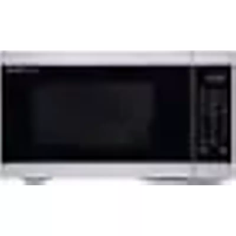 Sharp - 1.1 cu ft Stainless Countertop Microwave with 1000 watts - Silver