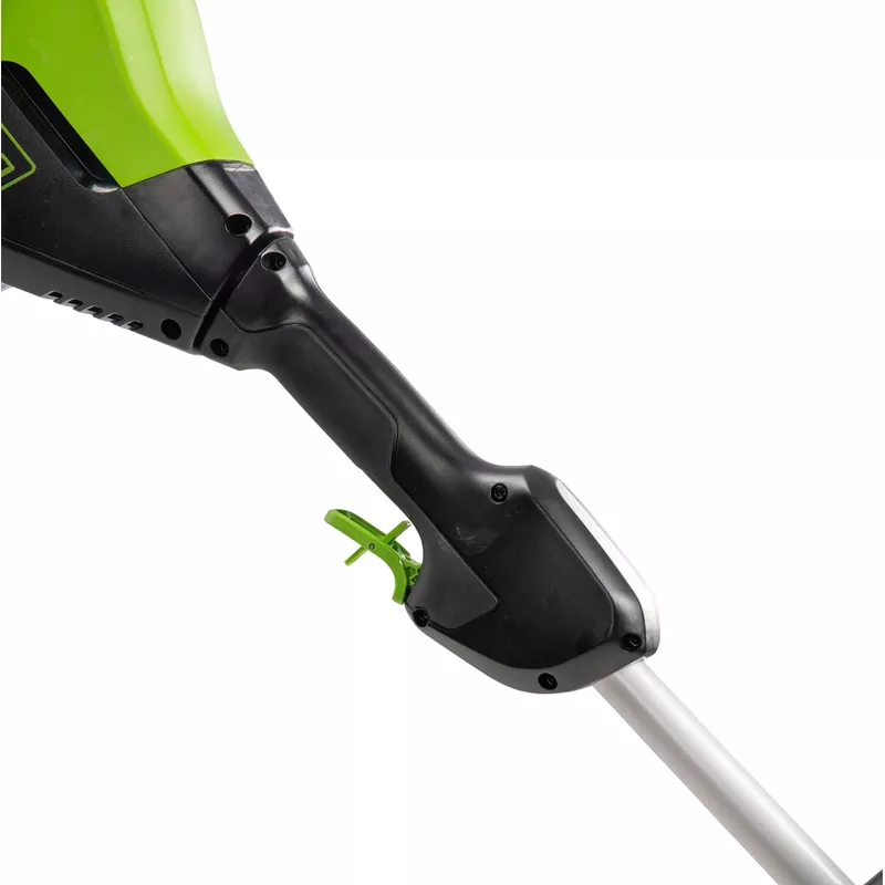 Greenworks - 80-Volt 8-Inch Cutting Diameter Brushless Straight Shaft Edger (Battery Not Included) - Green