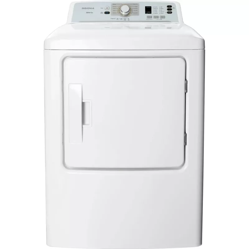 Insignia™ - 6.7 Cu. Ft. Electric Dryer - White