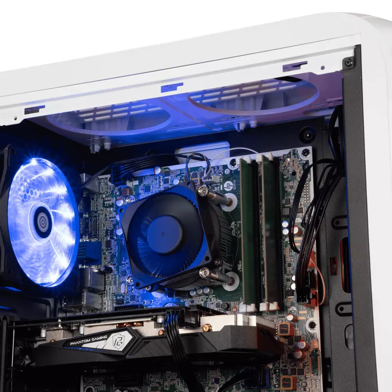 Periphio Vortex Prebuilt Gaming PC, Intel Core i5-6500 (3.6GHz Turbo), Radeon RX 560 (4GB), 1TB Solid State SSD, 16GB DDR4 RAM, Windows 10, WiFi + BT (Refurbished)
