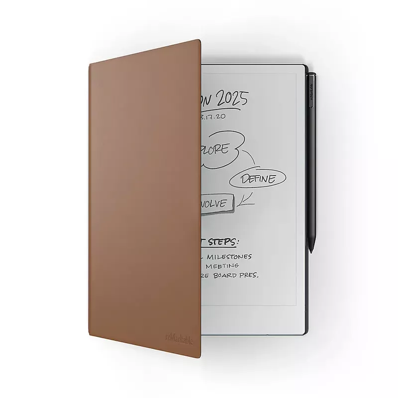 reMarkable - Book Folio for your paper tablet - Premium leather - Brown