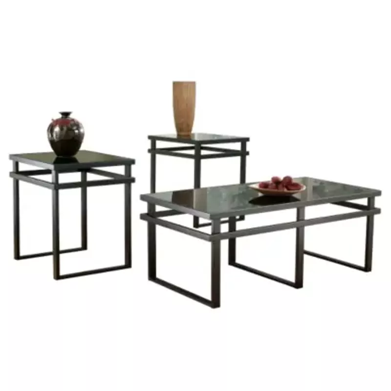 Black Laney Occasional Table Set (3/CN)