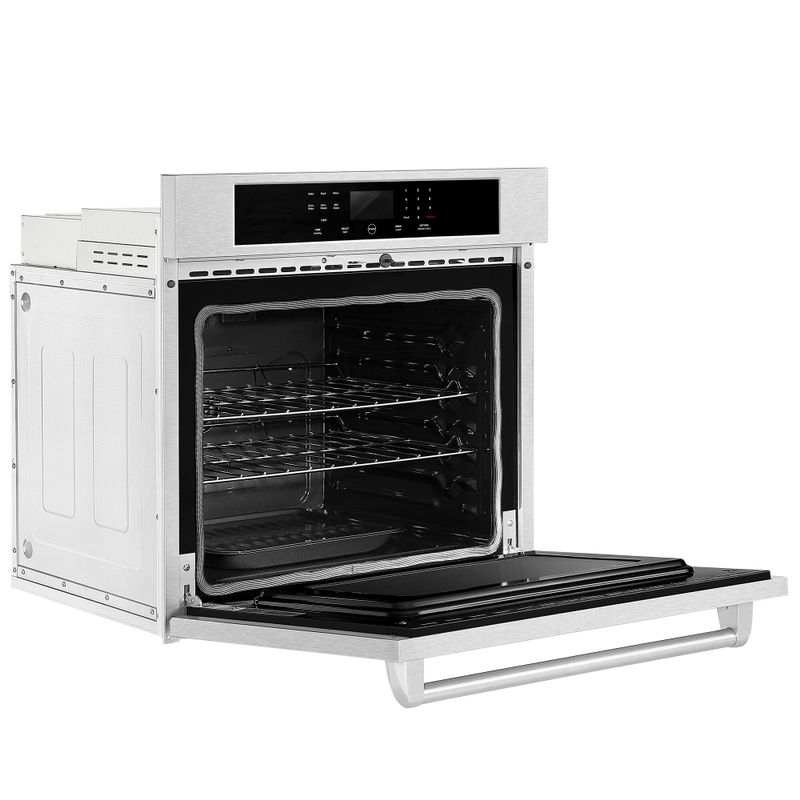 30-in Self-Cleaning Single Electric Wall Oven with Convection - Stainless Steel - Stainless Steel