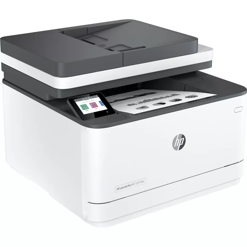 HP - LaserJet Pro MFP 3101fdw Wireless Black-and-White All-in-One Laser Printer